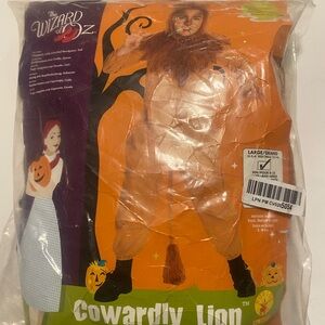 Cowardly Lion Kids Costume - Brown